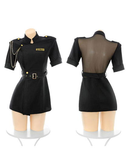 Sleek Military Officer Costume