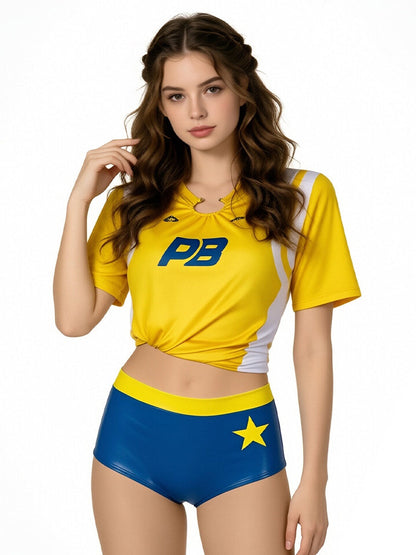 Sporty 2-Piece Cheerleader Costume