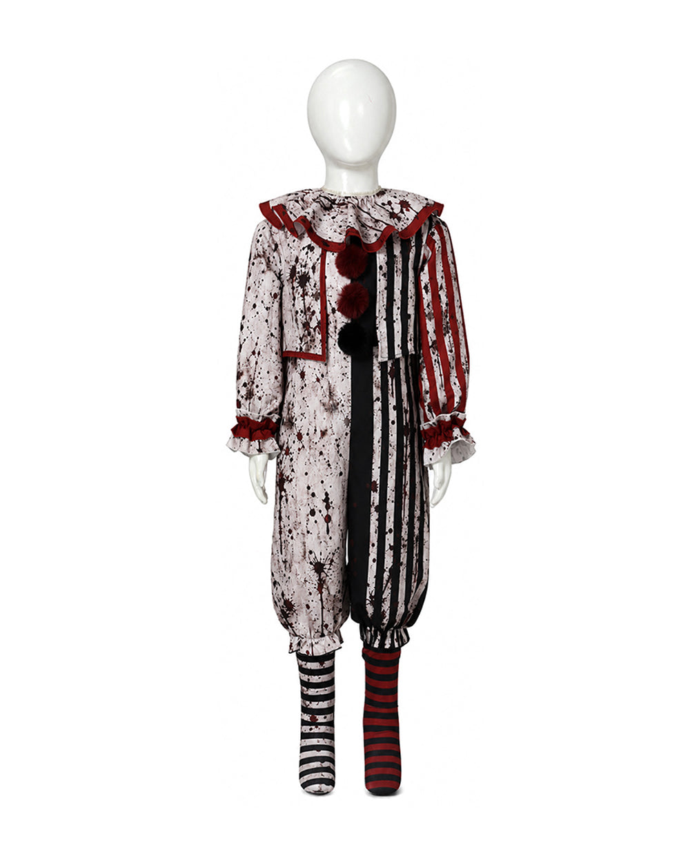 Striped Carnival Clown Suit