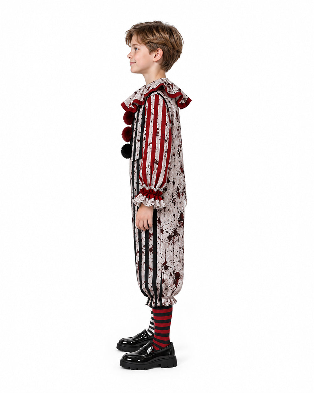 Striped Carnival Clown Suit