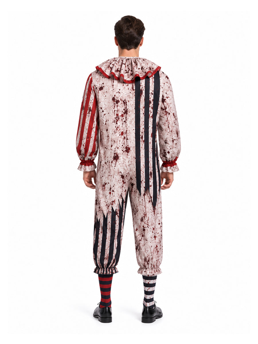 Striped Carnival Clown Suit