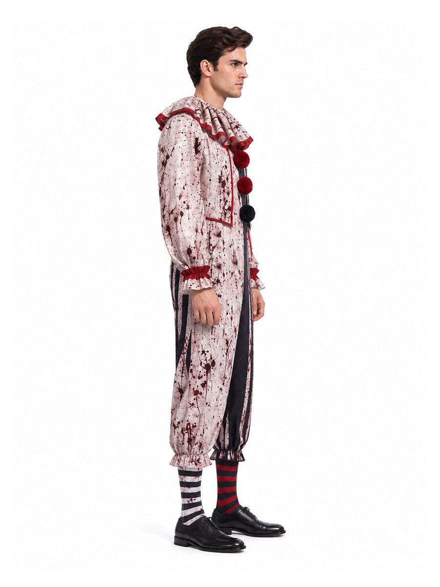 Striped Carnival Clown Suit