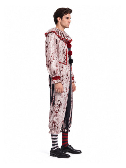 Striped Carnival Clown Suit