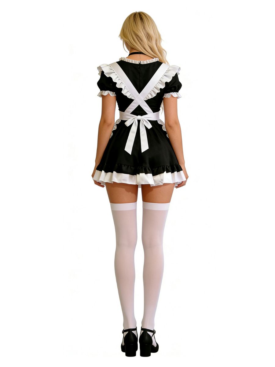 Sweet Lolita Maid Ruffled Costume