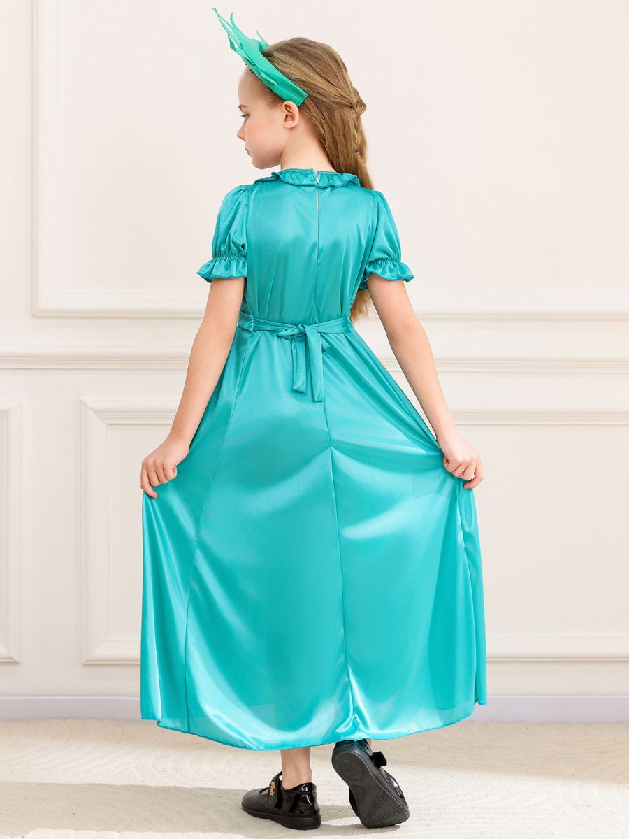 Teal Lady Liberty Gown Set