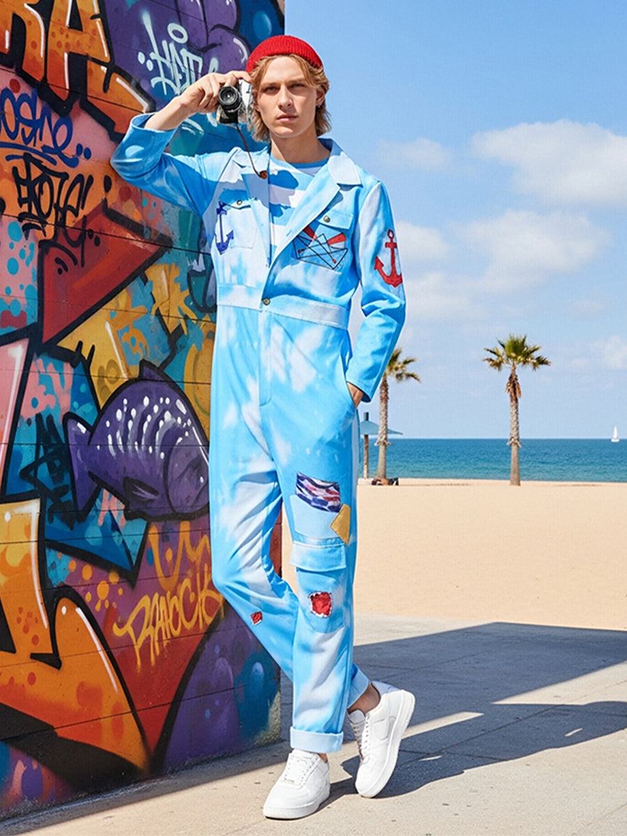 Twin Brothers Tie Dye Full Set Costume