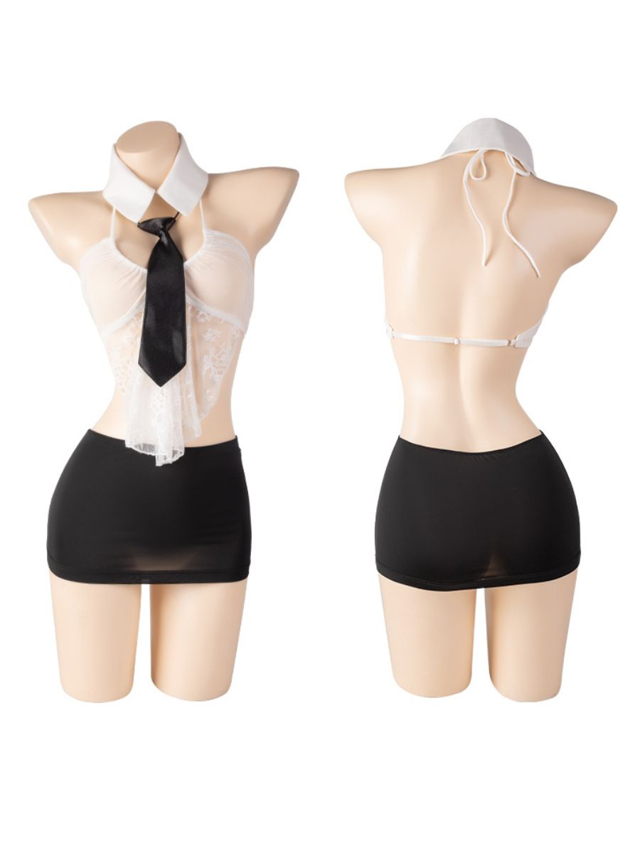 Two Piece Secretary Cosplay Outfit