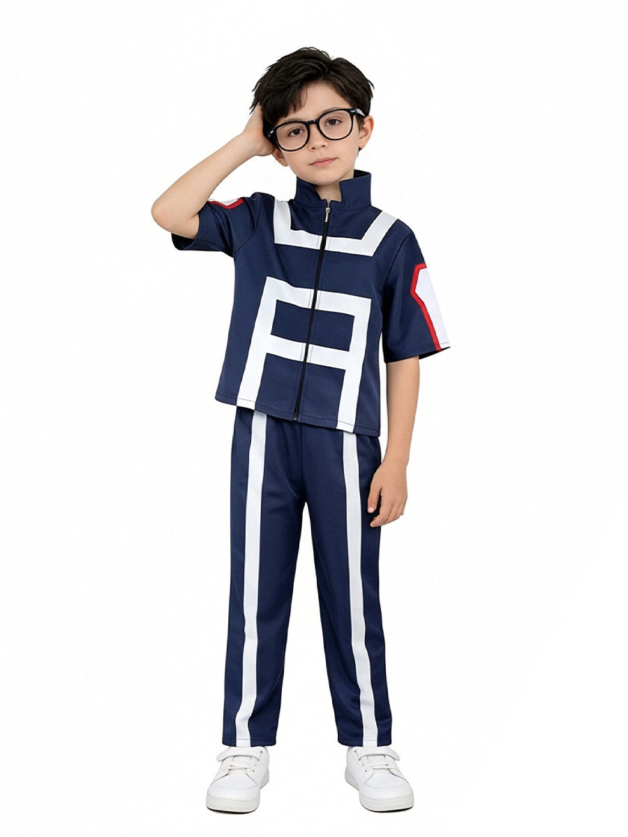 Unisex My Hero Academia Gym Suit for Adults and Kids U.A. High School Training Uniform