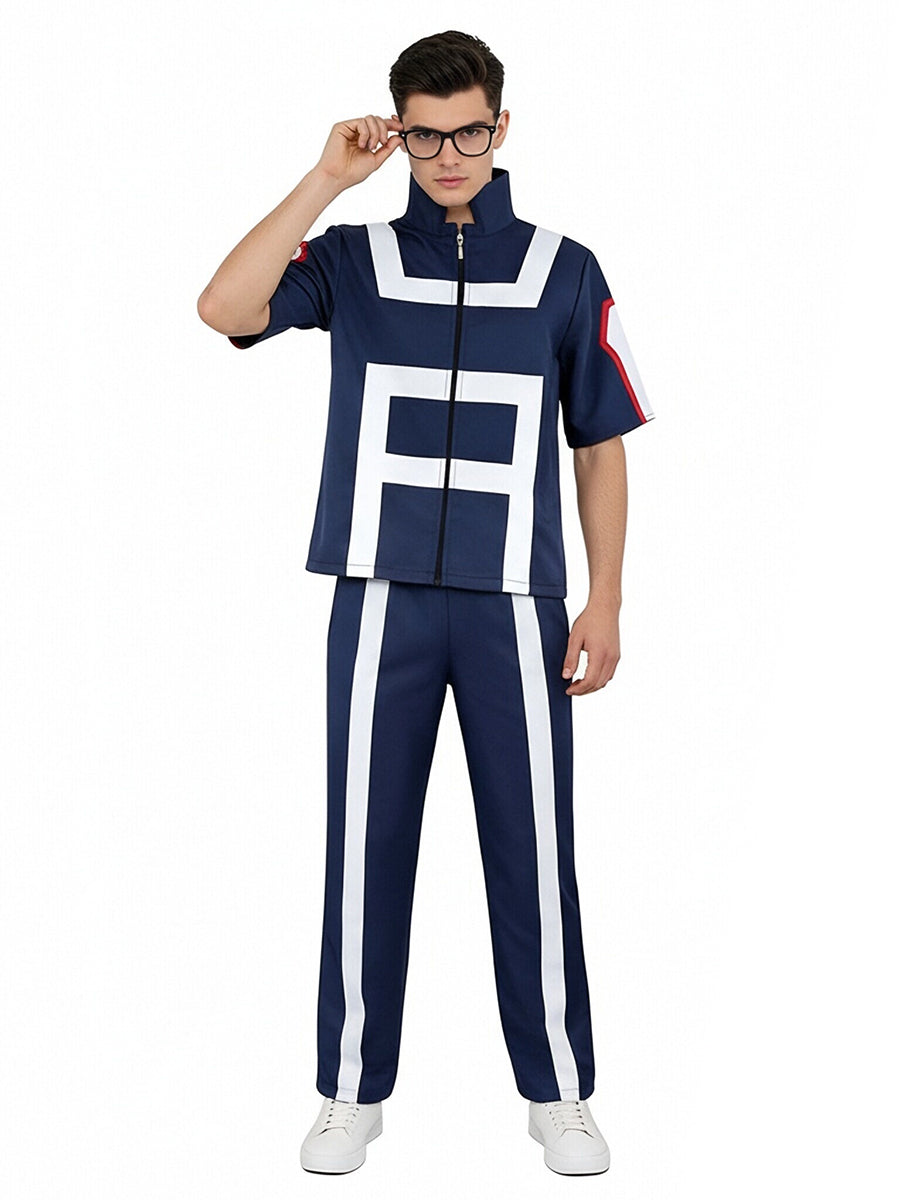 Unisex My Hero Academia Gym Suit for Adults and Kids U.A. High School Training Uniform