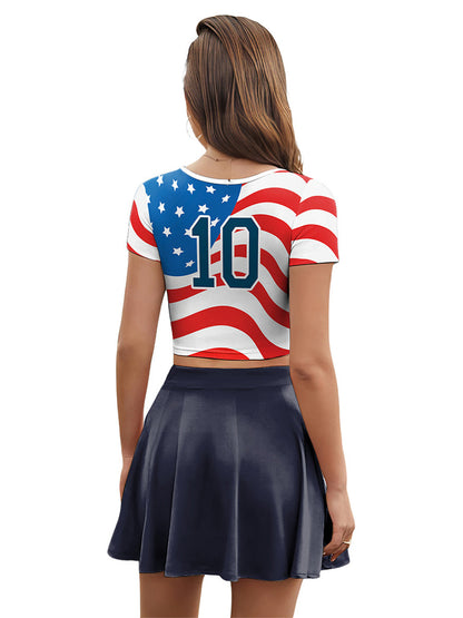 USA Patriotic Fan Outfit
