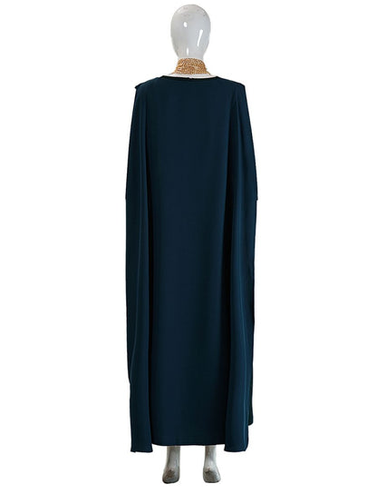 Velvet Green Renaissance Maxi Dress