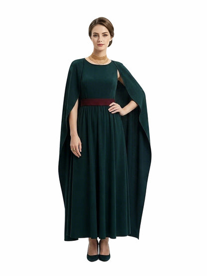 The Odyssey Penelope Costume Retro Dark Green Velvet Renaissance Dress 