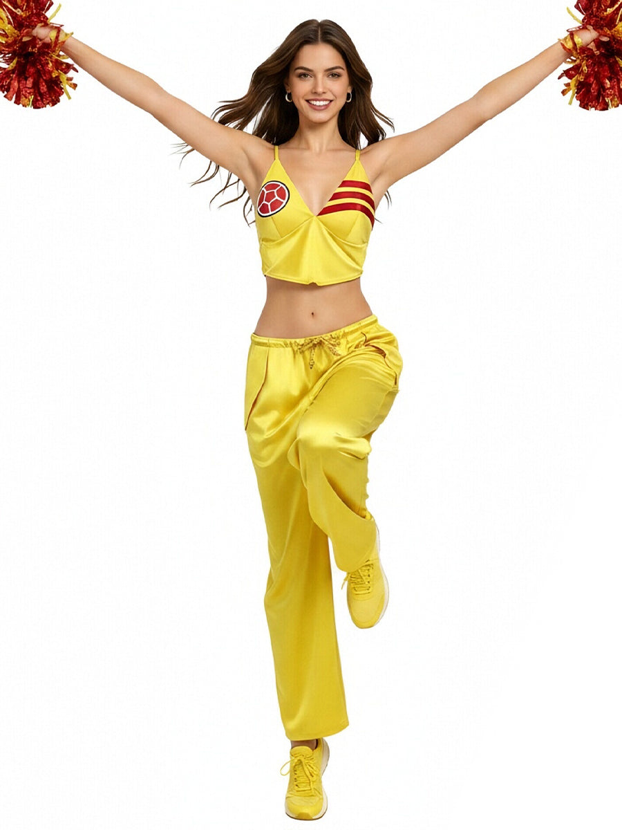 Vibrant Yellow Festival Rave Outfit