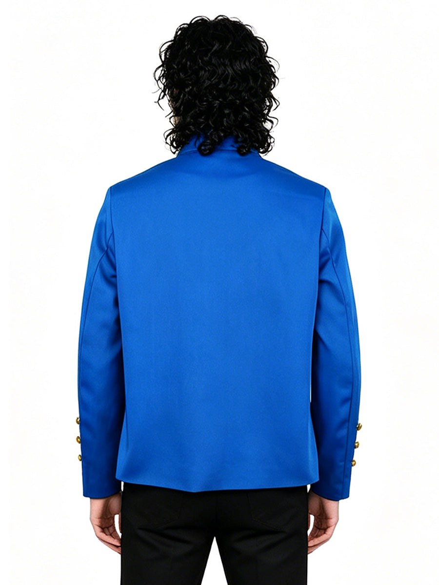 Vintage Royal Blue Military Jacket