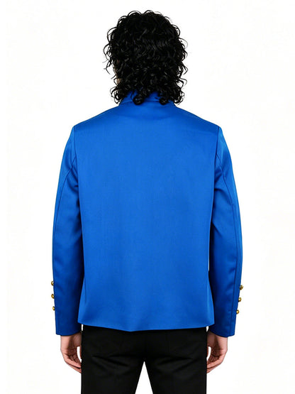 Vintage Royal Blue Military Jacket