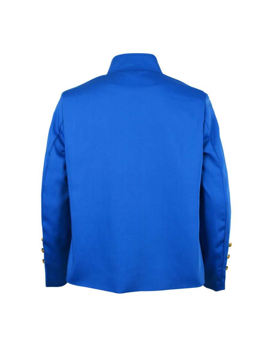 Vintage Royal Blue Military Jacket