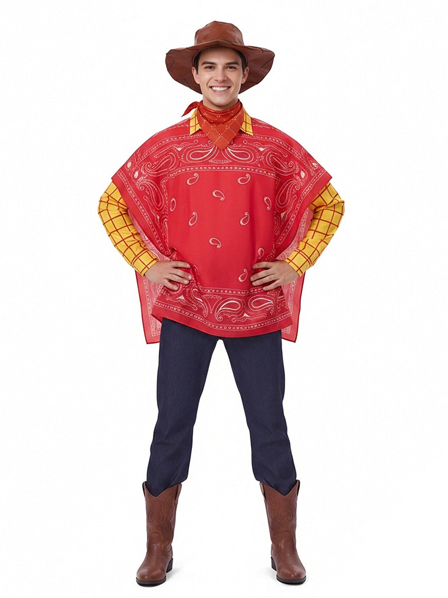 Toy Story 5 Woody Costume for Kids and Adult Western Cowboy Cosplay Outfit