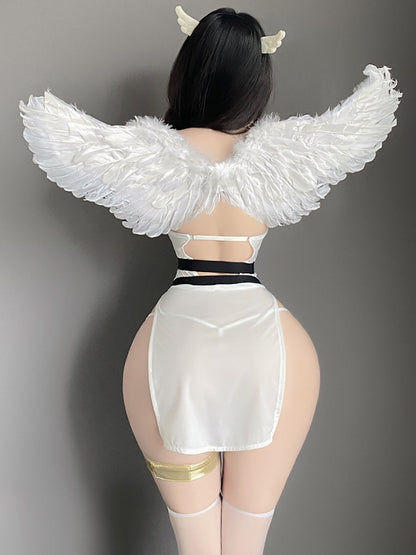 Sexy Angel Cosplay Lingerie Dress