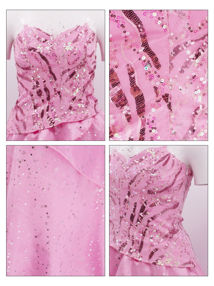 Pink Witch Sequins Top and Tulle Skirt