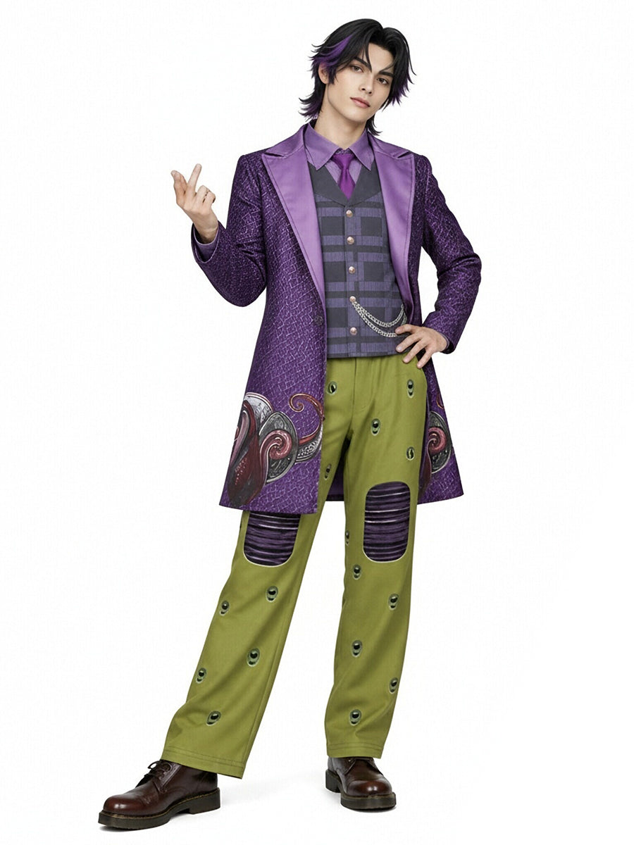 Descendants 5 Max Hatter Costume Descendants Wicked Wonderland Mad Hatter Cosplay Outfit