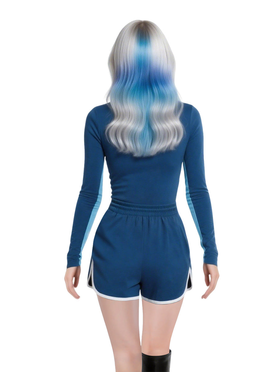 Limited Edition Blue Cutout Top and Short Set