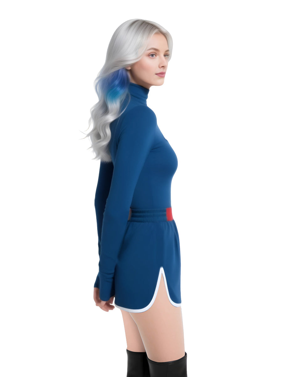 Limited Edition Blue Cutout Top and Short Set