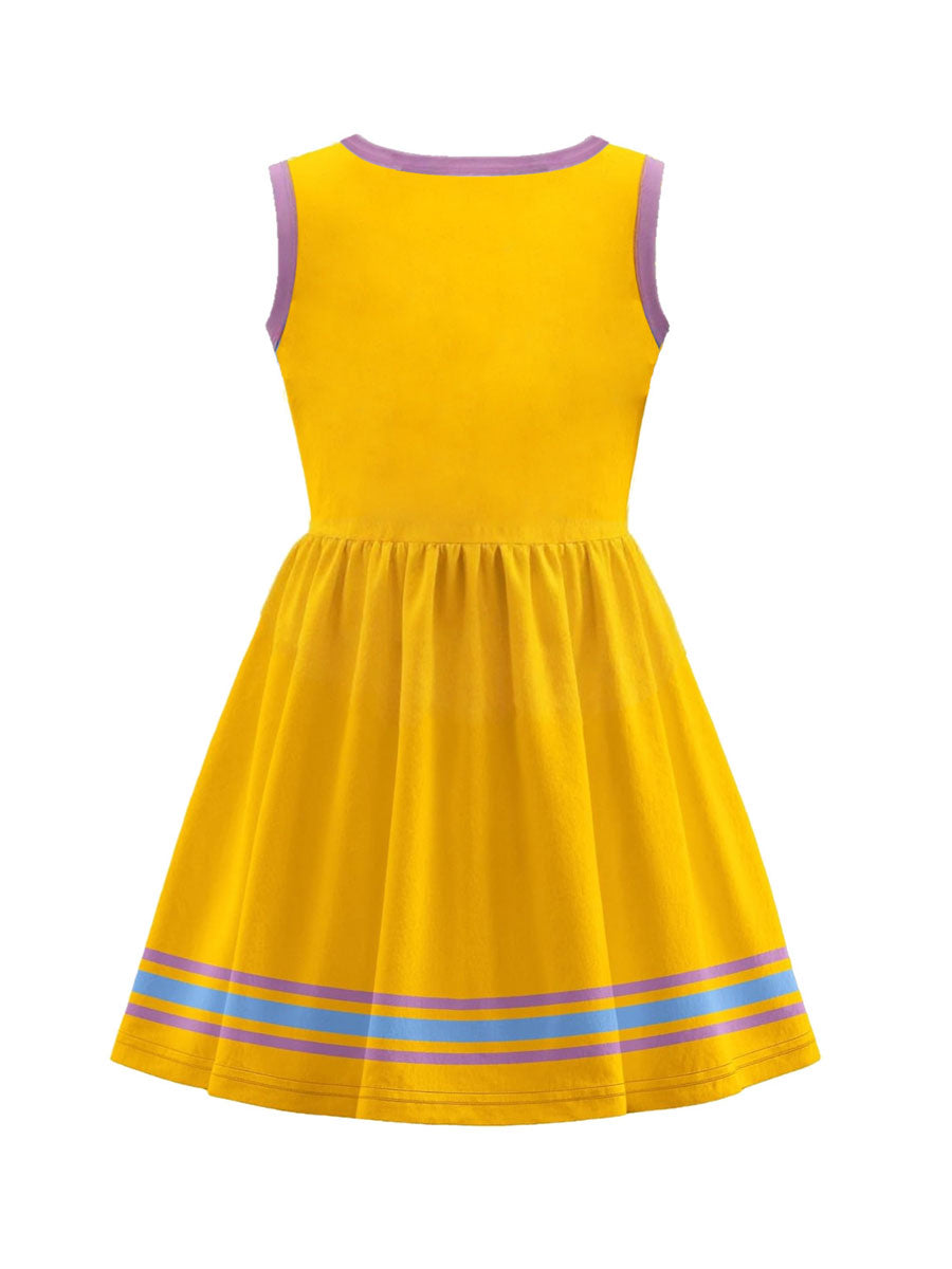 Girls Cheerleader Dress Costume